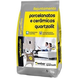 Rejunte Quartzolit Porcelanato Preto Grafite 1KG