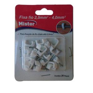 Fixador de Fio Mister 2,5X4,0 20 Peças