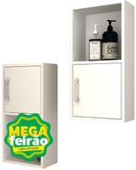 Nicho Decorativo Para Banheiro em Mármore Sintético Bosi Smart Complementar Branco