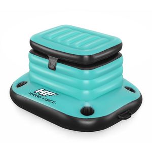 Cooler inflável Bestway Hydro Force Glacial Sport com 4 porta-copos e 35,7 litros