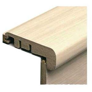 Perfil Frontal Escada Para Piso Laminado Durafloor Patina Perola 210x1,8x6,5cm