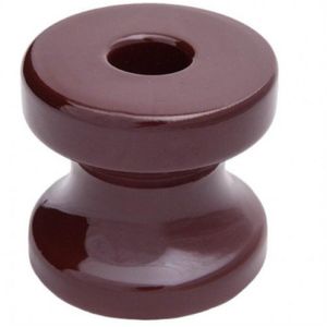 Isolador Porcelana Fio Luz 67x72mm