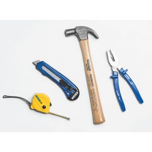 Kit de Ferramentas com Martelo Estilete Alicate e Trena 4pçs - Tramontina