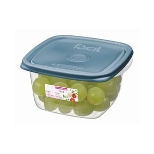 Pote Plástico Quadrado Fácil Verde 800ml - Sanremo