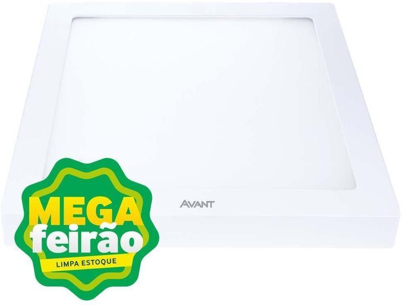 Painel-LED-de-Sobrepor-Pop-Quadrado-30cm-24W-3000K-Aluminio-e-Policarbonato-Avant-768130573-Bivolt
