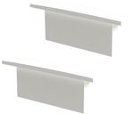 Presilha Para Perfil Taschibra 9X24Mm Com 2 Peças Branco