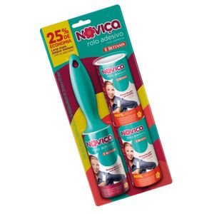 Conjunto de Rolos Adesivos com 2 Refis Noviça Verde 30fls - Bettanin