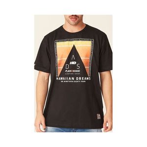 Camiseta Básica Masculina Estampada Collab Mineiro Preta Tam M - HD