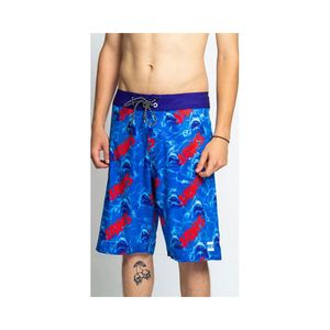 Boardshort Masculino Sublimado Collab Jaws Azul Tam 40 - HD