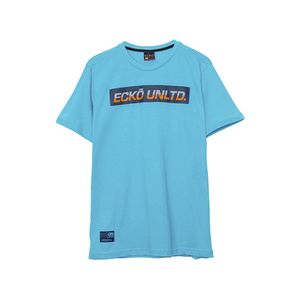 Camiseta Básica MasculinaAzul Turquesa Tam P - Ecko