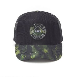 Boné Masculino Aba Curva Tracker Army Preto - HD