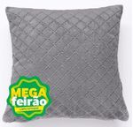 ALMOFADA-PLUSH-MATELASSADA-HEDRONS-SEM-ZIPER-CINZA-43X43CM