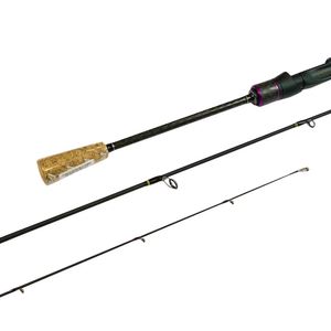 Vara para pesca oceânica Pioneer BC Black Widow BJS 6’3” -632 blank em carbono sólido e passadores Fuji K com Alconite Ring ação ultraleve