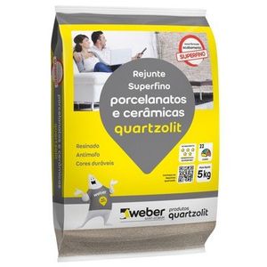 Rejunte Quartzolit para Porcelanato Palha 5Kg
