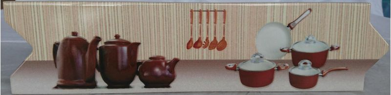 Faixa Decorativa Retangular Cerâmica Gabriella 8,5x33cm HDL2628 Peça