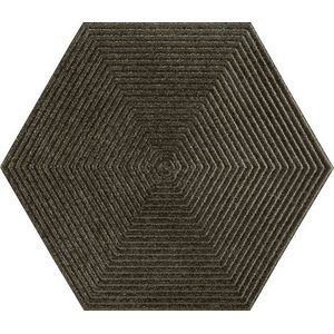 Revestimento Para Parede e Chão Portinari 17,44x17,44cm Love Hexa Steel GR MLX Matte Classe A USO 4