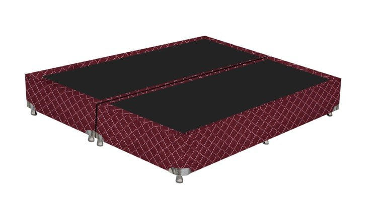BASE-BOX-CASAL-BIPARTIDO-GAZIN-POLIESTER-BORDADO-VINHO-79X27X198CM