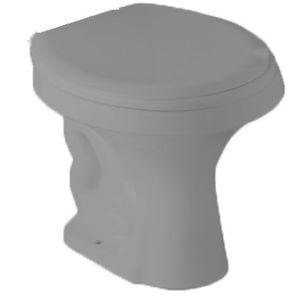 Vaso Sanitário Convencional Parati Logasa Cinza 78 Claro Cromo