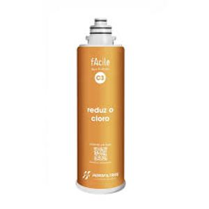 Refil Filtro Facile C3 P/ Reduzir Cloro Livre - Hidrofiltros