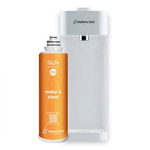Filtro Purificador De Água Natural Facile Branco C3 - Hidrofiltros