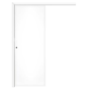 Porta de Madeira Pinus de Correr 4220 M12 70x210cm Branco UV