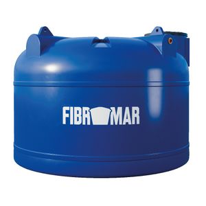 Tanque 10.000 litros Azul Polietileno Fibromar