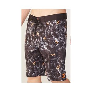 Boardshort Masculino Sublimado Collab Jaws Preta 9732A - HD