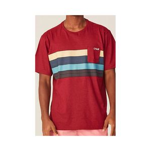 Camiseta Especial Masculina Estampada Vermelha Mescla 7415B - O'Neill