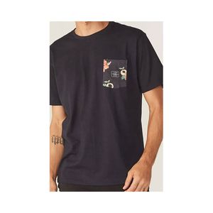 Camiseta Especial Masculina Estampada Preta 7406B - O'Neill