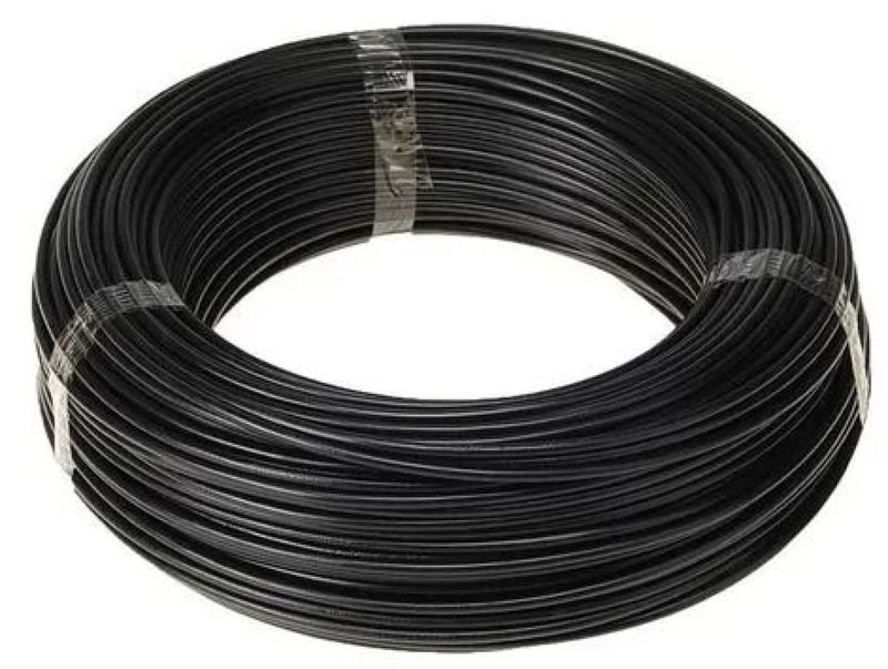 FIO-SIMPLES-PVC-NUMERO-8-6MM-PRETA