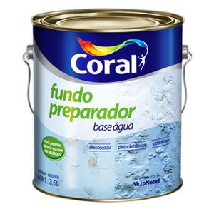 Fundo Preparador Parede Coral Base Água 3,6L