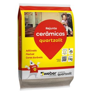 Rejunte Quartzolit Flexível Branco 1Kg