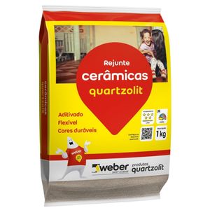 Rejunte Quartzolit Flexível Cinza Ártico 1Kg