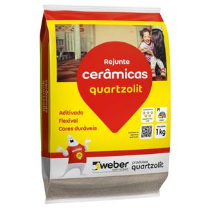 Rejunte Quartzolit Flexível Cinza Outono 1Kg