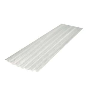 Telha de Fibra de Vidro Onda Baixa 0,6mm 2,44x0,50m