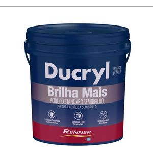 Tinta Acrílica Ducryl Semi Brilho Branco 3,6L
