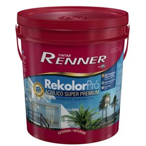 Tinta Acrílica Rekolor Branca 18L