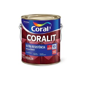 Tinta Esmalte Coralit Branca Alto Brilho 3,6L