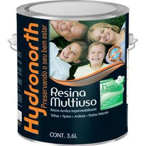 Resina Impermeabilizante Hydron Incolor Alto Brilho Pedras Telhas 3,6L