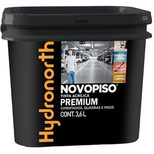 Tinta Para Piso Hydronorth Novopiso Vermelho Saibro 3,6L