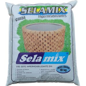 Impermeabilizante Selamix Elimine Água Cinza 18Kg