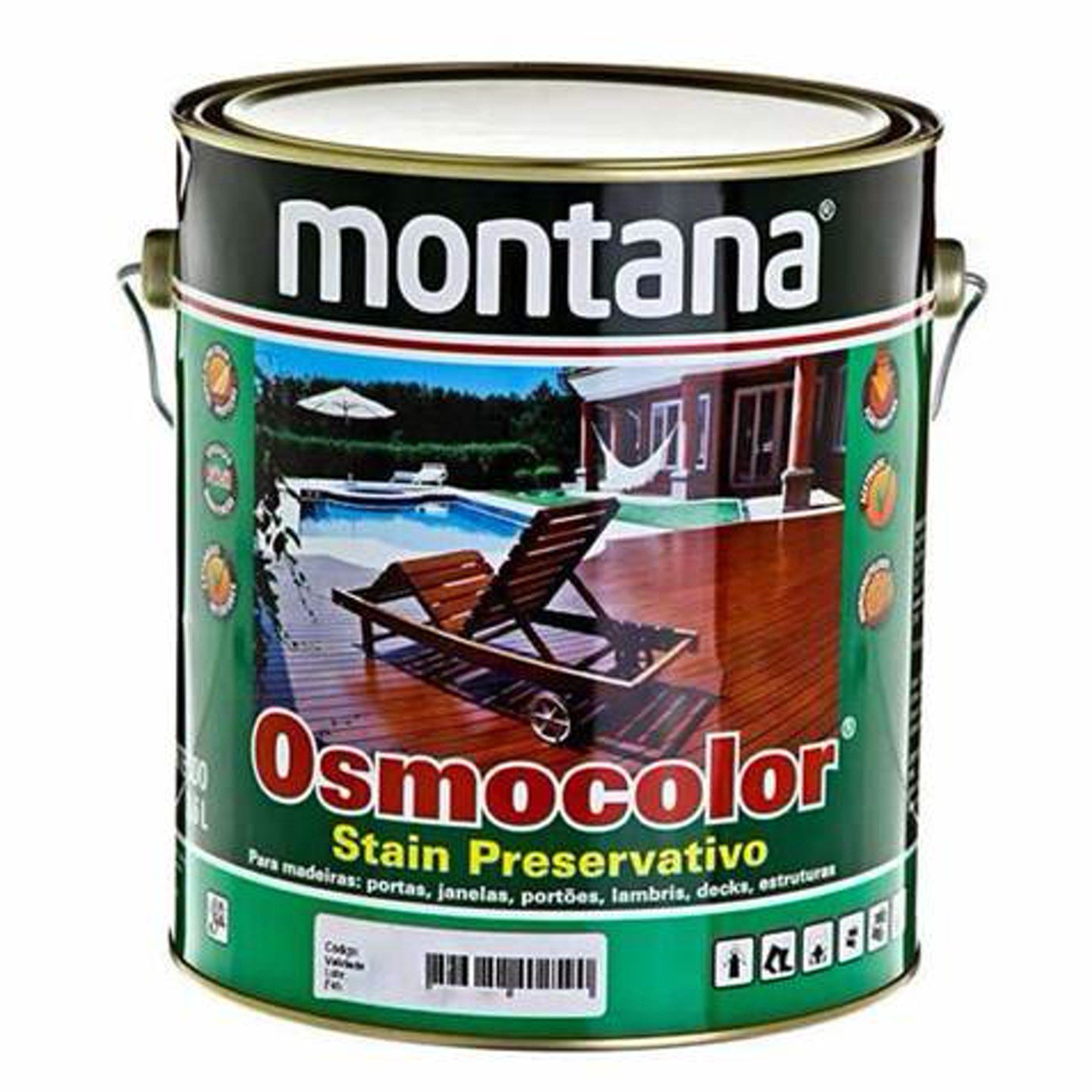 Agostini - Na serraria Agostini você encontra Osmocolor na cor Cedro  Semi-transparente. Osmocolor Stain já é sinônimo de qualidade e possui  registro no IBAMA como stain preservativo, o que comprova sua ação