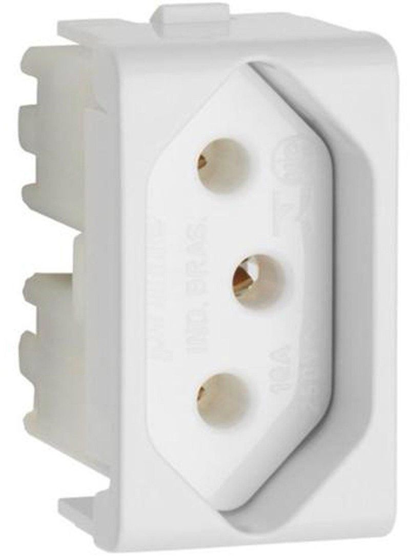 Módulo Tomada 2 Polos e 1 Tomada Decor Schneider Eletric 20A 250V Branco