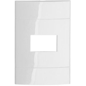 Placa 1 Posto Decor Schneider Eletric 4x2 Branco