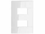 Placa 2 Postos Separados Decor Schneider Eletric 4x2 Branco