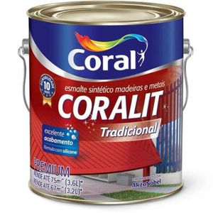 Tinta Esmalte Coralit AB Laranja 3,6L