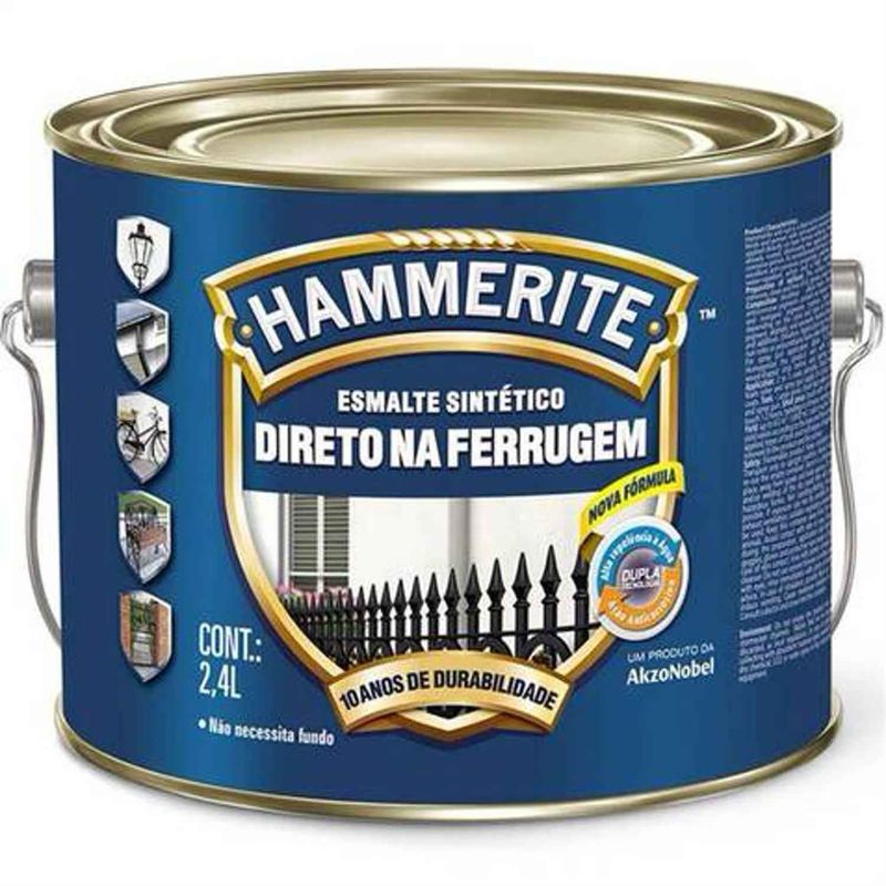 Tinta Esmalte Hammerite Coral Brilhante Verde 2,4L