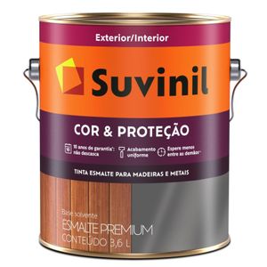 Tinta Esmalte Suvinil Cor e Proteção Brilhante Tabaco 3,6L