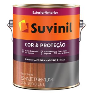 Tinta Esmalte Suvinil Cor e Proteção Transparente 3,6L