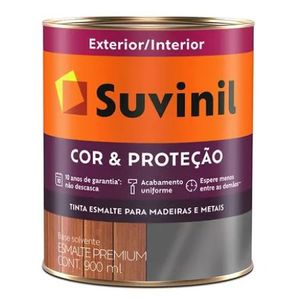 Tinta Esmalte Suvinil Fosco Preto 900ml